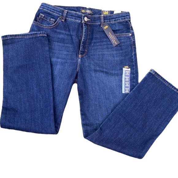 Lee Denim - Lee blue Jeans 👖 Straight Instantly slims